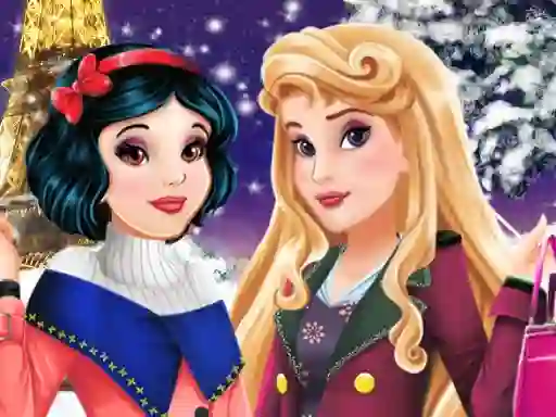 Aurora and Snow White Winter Fashion เกมออนไลน์
