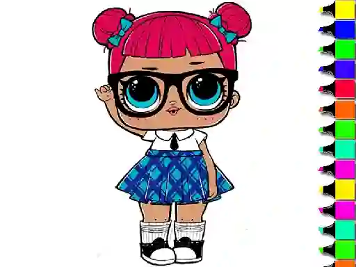 Easy Kids Coloring Lol เกมออนไลน์