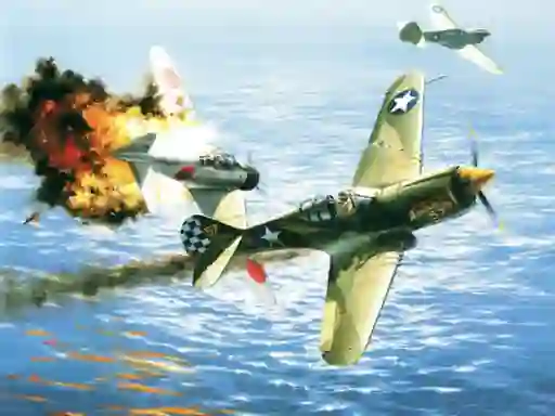 Aviation Art Air Combat Slide เกมออนไลน์