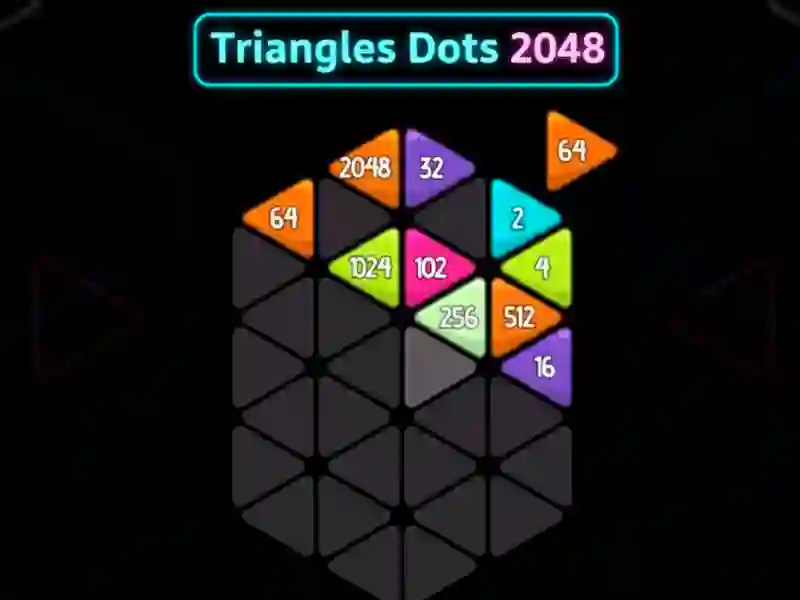 Triangles Dots 2048 เกมออนไลน์