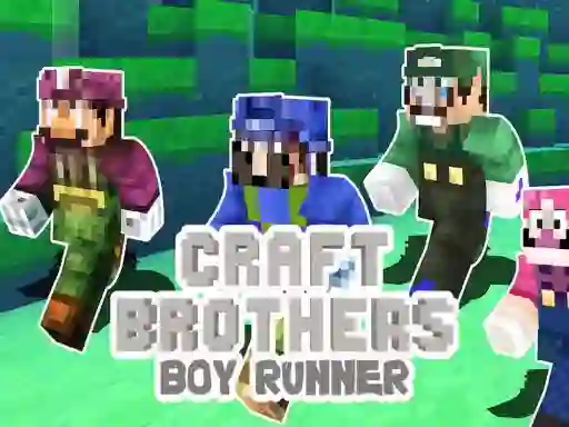 Craft Bros Boy Runner เกมออนไลน์