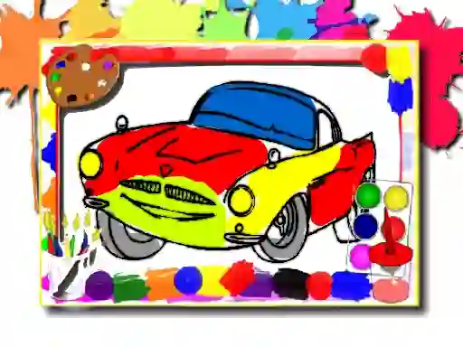 Racing Cars Coloring Book เกมออนไลน์