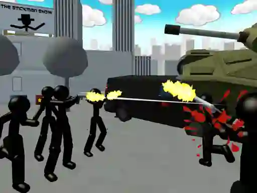 Stickman City Shooting 3d เกมออนไลน์