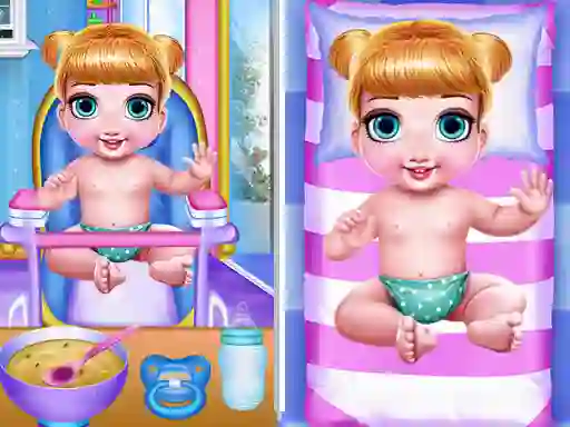 Princess New Born Twins Baby Care เกมออนไลน์