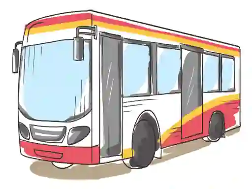 Cartoon Bus Slide เกมออนไลน์