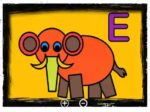 Easy Kids Coloring Letters เกมออนไลน์