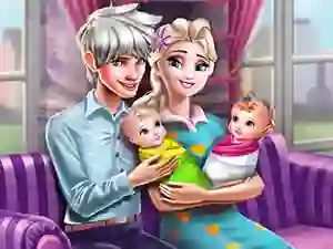 Ice Queen Twins Family Day เกมออนไลน์