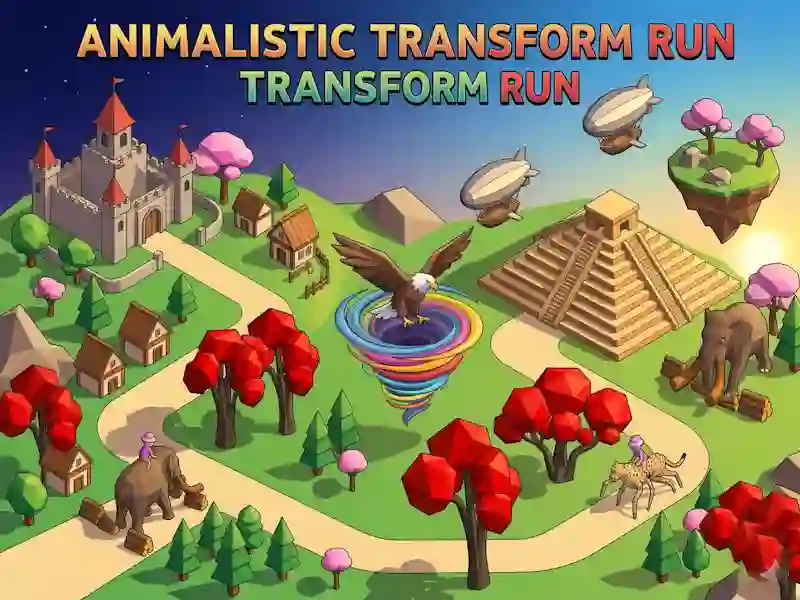 Animalistic Transform Run เกมออนไลน์