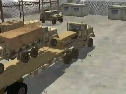Transport Army vehicle truck driving เกมออนไลน์