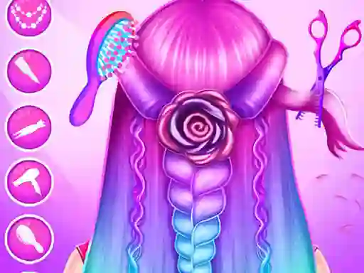 Braid Hair Salon Girls เกมออนไลน์