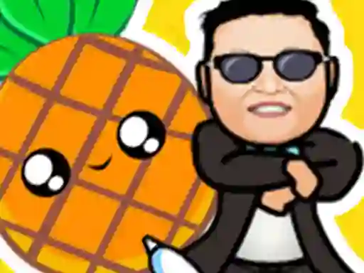 Pineapple and pen vs gangnam style เกมออนไลน์