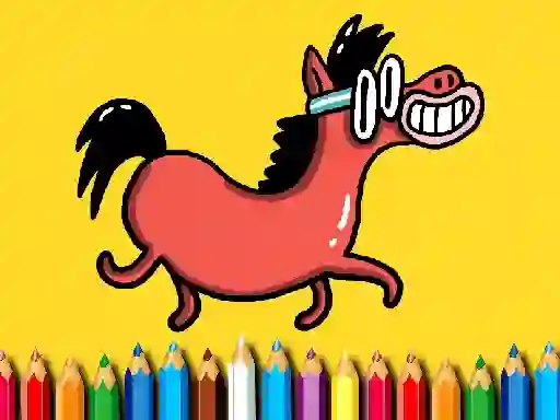 Back To School: Pony Coloring Book เกมออนไลน์
