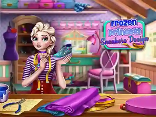 Frozen Princess Sneakers Design เกมออนไลน์