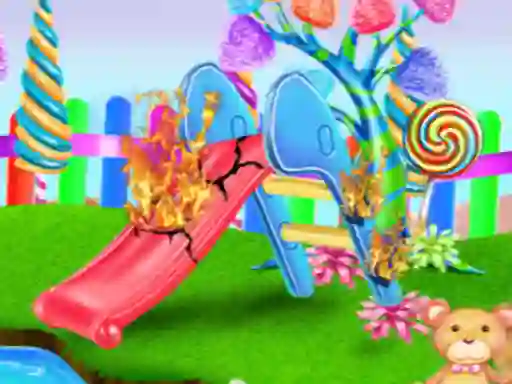 Candy Garden Cleaning เกมออนไลน์