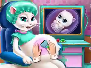 Kitty Pregnant Check-up เกมออนไลน์