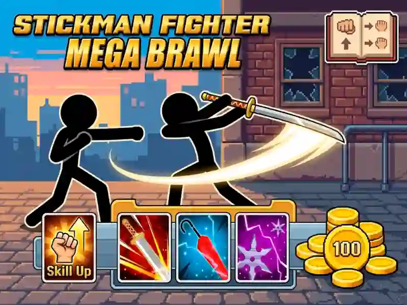 Stickman Fighter Mega Brawl เกมออนไลน์