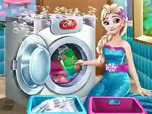 Ice Queen Laundry Day เกมออนไลน์