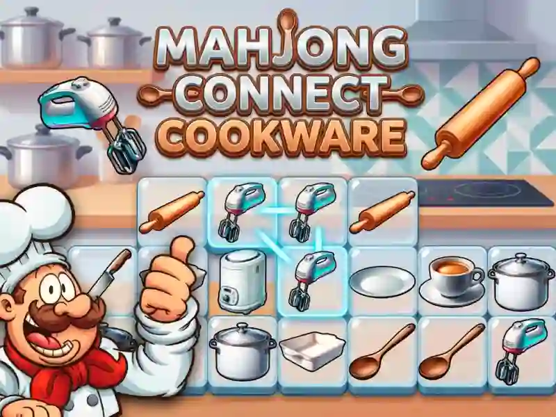 Mahjong Connect Cookware เกมออนไลน์