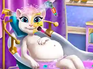 Pregnant Kitty Spa เกมออนไลน์