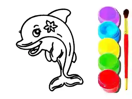 Dolphin Coloring Book เกมออนไลน์