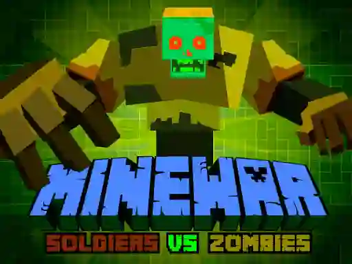 Minewar Soldiers vs Zombies เกมออนไลน์