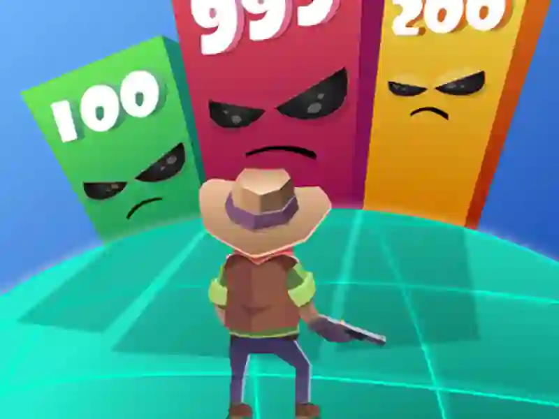 Shoot Block Rush 3D เกมออนไลน์