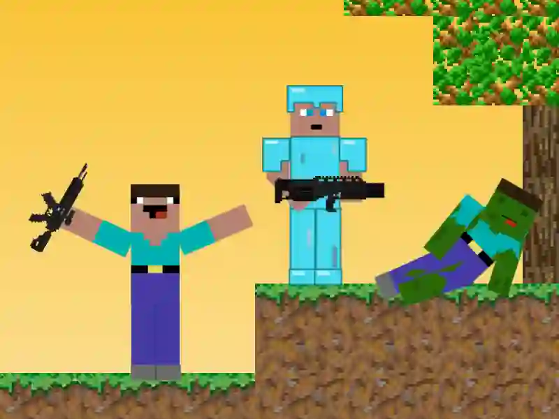Noob vs Pro: Zombie Apocalypse เกมออนไลน์