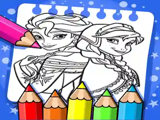 Frozen Coloring Book เกมออนไลน์