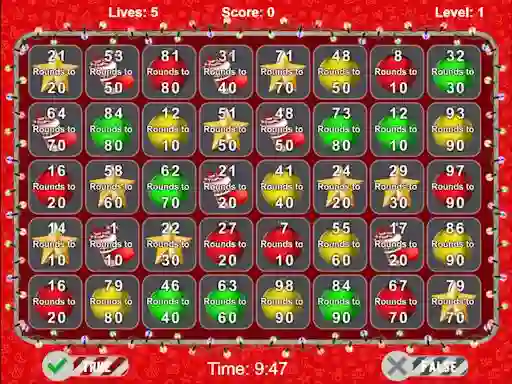 Christmas Number Crunch Rounding เกมออนไลน์