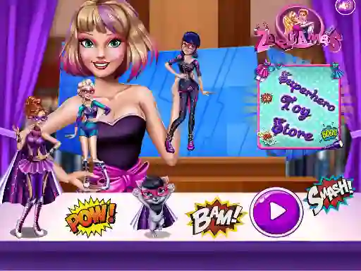 Superhero Toy Shop เกมออนไลน์