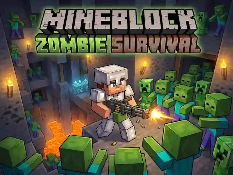 Mineblock Zombie Survival 🕹️ เล่นออนไลน์ที่ SGameS