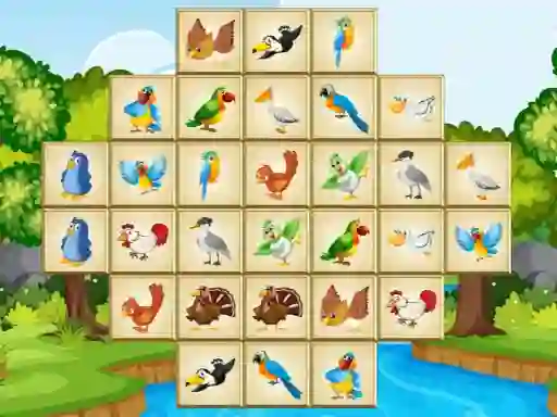 Birds Mahjong Deluxe เกมออนไลน์