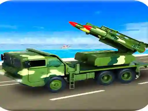 Us Army Missile Attack Army Truck Driving Games เกมออนไลน์