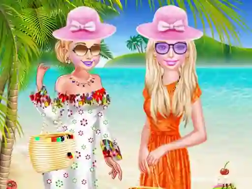 BFF Spring Beach Holiday เกมออนไลน์