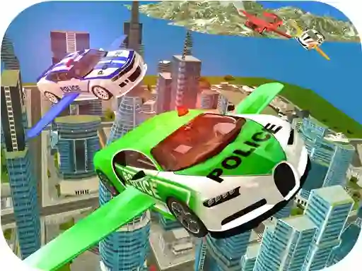 Flying Police Car Simulator เกมออนไลน์