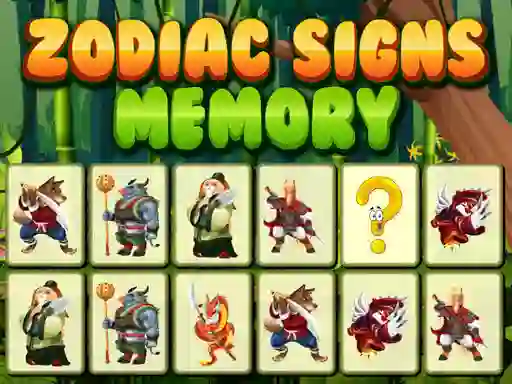 Zodiac Signs Memory เกมออนไลน์