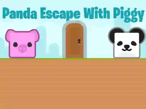 Panda Escape With Piggy เกมออนไลน์