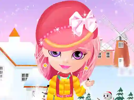 Baby Halen Winter Dress Up เกมออนไลน์