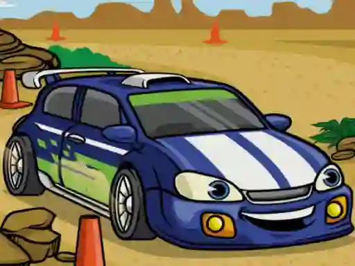 Racing Cartoons Jigsaw เกมออนไลน์