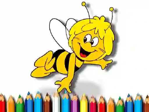 Back To School: Bee Coloring Book เกมออนไลน์