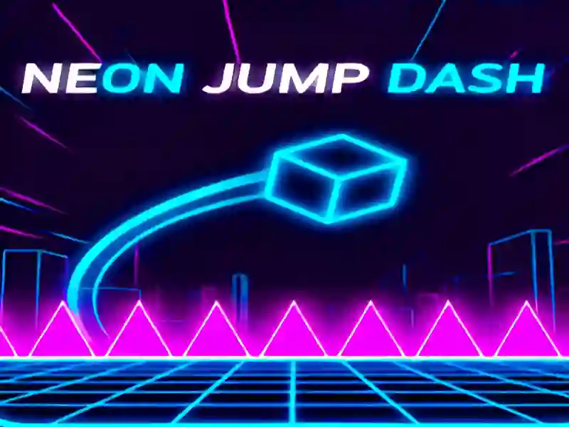 Neon Jump Dash เกมออนไลน์