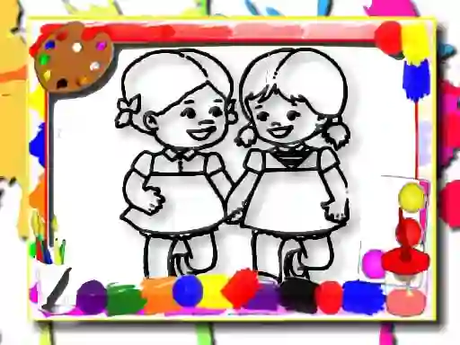 Kids Coloring Time เกมออนไลน์