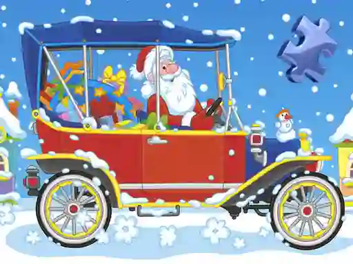 Christmas Cars Jigsaw เกมออนไลน์