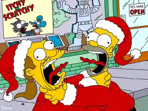 Simpsons Christmas Jigsaw Puzzle เกมออนไลน์