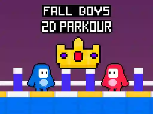 Fall Boys 2D Parkour เกมออนไลน์