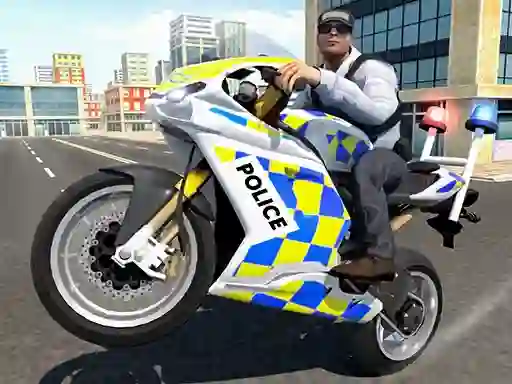 Police Chase Motorbike Driver เกมออนไลน์