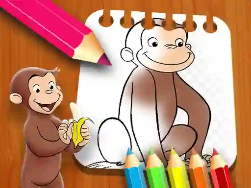 Curious George Coloring Book เกมออนไลน์