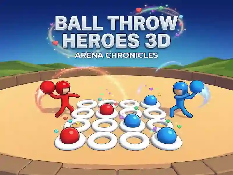Ball Throw Heroes 3D เกมออนไลน์