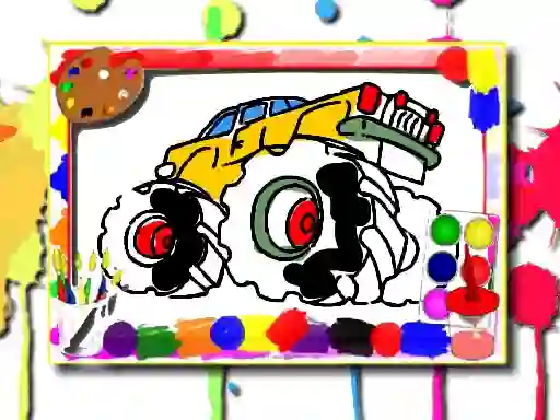 Monster Truck Coloring Book เกมออนไลน์