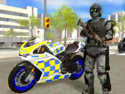 Police Bike City Simulator เกมออนไลน์
